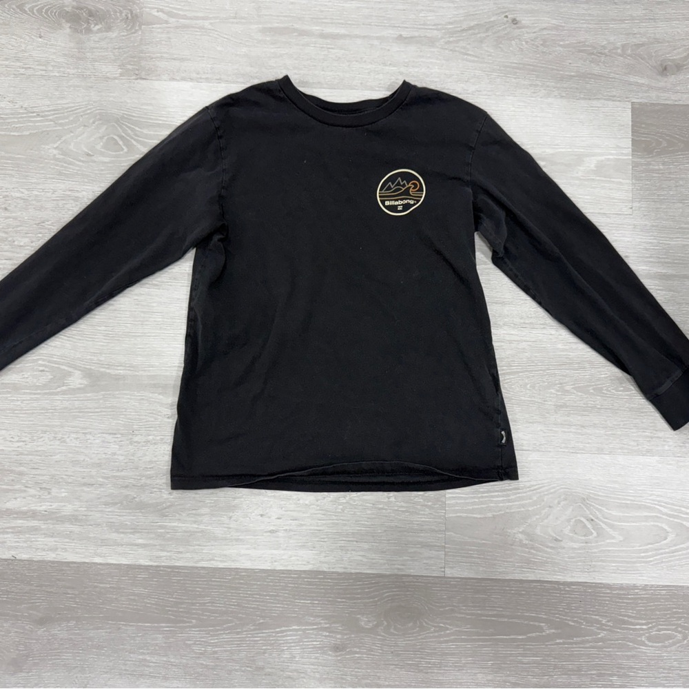 Black Kids Long Sleeve Shirt